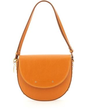 Stella McCartney Mini Frayme Shoulder Handbag - Orange