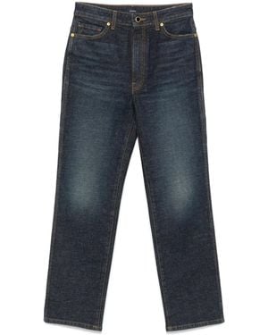 KHAITE Abigail Straight Jeans - Blue