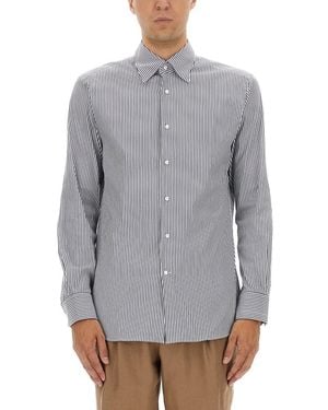 BOSS Striped Shirt - Grey