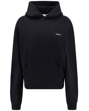 Coperni Hooded Cotton Sweatshirt - Blue