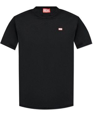 DIESEL Cotton T-Miegor-K77 T-Shirt - Black