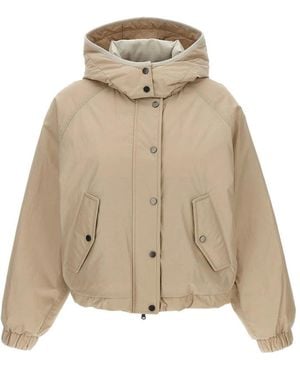 Brunello Cucinelli Neutral Jackets - Natural