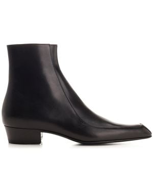 Saint Laurent Augustin Boots Black