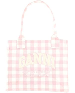 Pink Ganni Tote bags for Women | Lyst