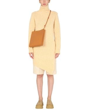 Jil Sander Long Asymmetric Sweater - Yellow