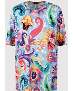 Etro T-shirts Blue