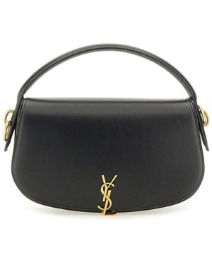 Saint Laurent Voltaire" Bag With Logo - Black
