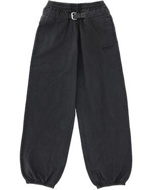 Alexander Wang Jogger Pants With Stitching - Grey
