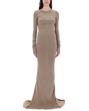 Rick Owens x Drkshdw Long "edfu" Dress - Natural