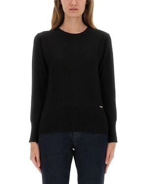 Woolrich Wool Jersey.-Donna - Nero