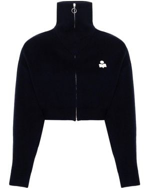 Isabel Marant Oxane Cardigan With Zip - Blue