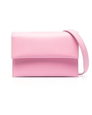 Low Classic Leather Shoulder Bags - Pink