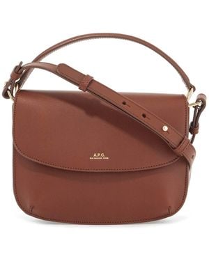 A.P.C. Sarah Mini Shoulder Bag - Brown