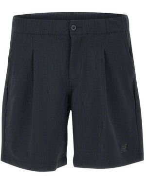 New Balance Shorts Nero-Uomo - Blu