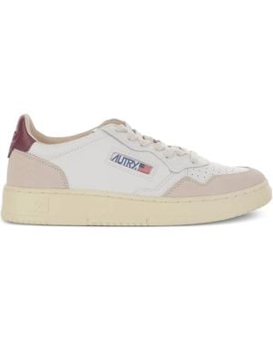 Autry Medalist Leather Sneakers - White