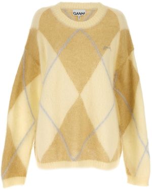 Ganni Maxi Pull - Giallo
