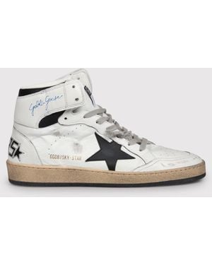 Golden Goose Sky Star Trainers - White