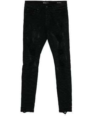 Purple Brand Denim Skinny Jeans - Black