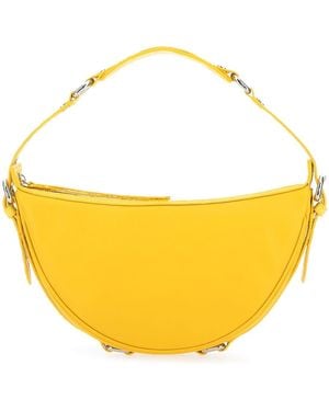 BY FAR Leather Gib Shoulder Bag - Yellow