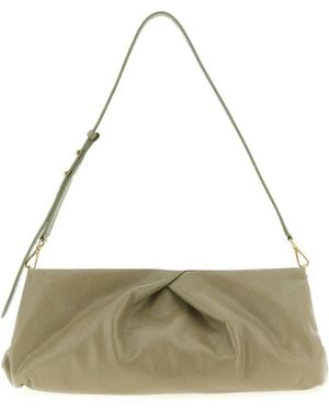 Dries Van Noten Crisp Clutch Verde-Donna