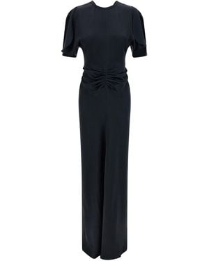 Victoria Beckham Gathered Waist Dresses - Blue