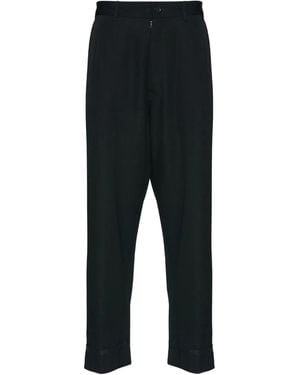 Maison Margiela Pantaloni Sartoriali A Vita Alta-Uomo - Nero