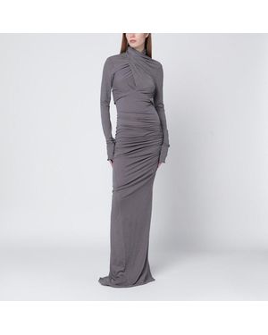 Entire studios Long Draped Dress - Gray