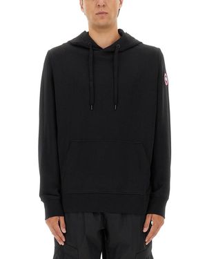Canada Goose "Huron" Sweatshirt-Uomo - Nero