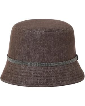 Brunello Cucinelli Hats Brown