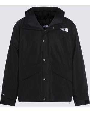The North Face Coats Blacks And Greys-Uomo - Nero