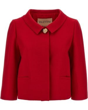 Valentino Garavani Blazer Crepe Couture - Red