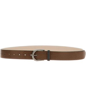 Brunello Cucinelli Monile Cinture Marrone-Donna - Bianco