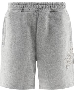 Stussy Fleece Shorts - Gray