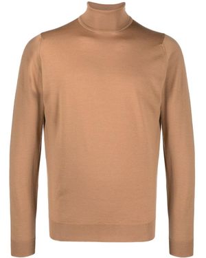 John Smedley Richards Roll-neck Wool Jumper - Multicolour