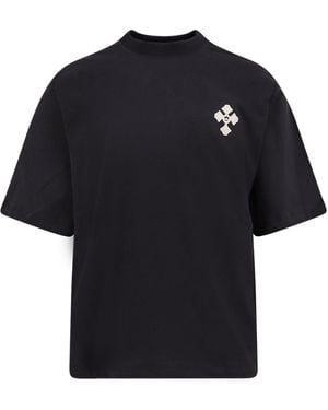 Tシャツ・カットソー BARROW Men T Shirts S5BWUATH150110 Black Barrow Logo unisex t-shirt in black - Black - Men | 029926110