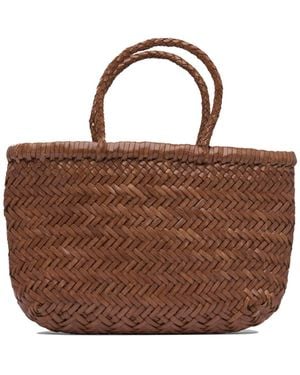 Dragon Diffusion Tote Bags Pelle-Donna - Marrone