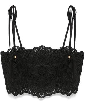 Zimmermann Top Viscosa-Donna - Nero