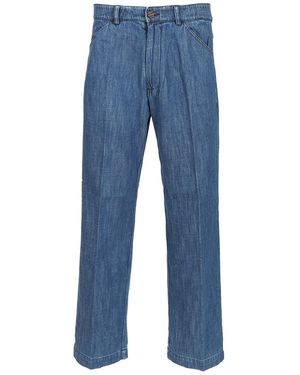 Original Vintage Denim Trousers - Blue