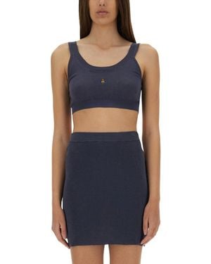 Vivienne Westwood Top "bea Bra" - Blue