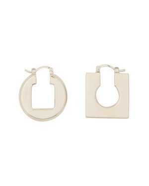Jacquemus Asymmetric Mini Earrings-Donna - Bianco