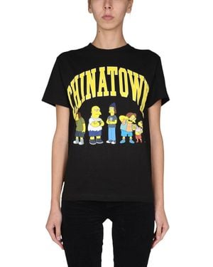 CHINATOWN MARKET X THE SIMPSONS "ha Ha" T-shirt - Black