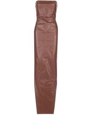 Rick Owens Long Bustier Dress Dresses - Purple