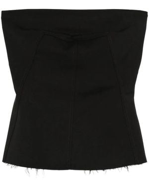 Rick Owens Strapless Top - Black