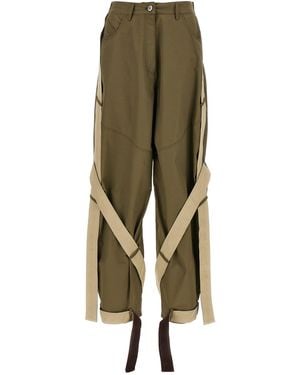 The Attico Military Trousers - Green