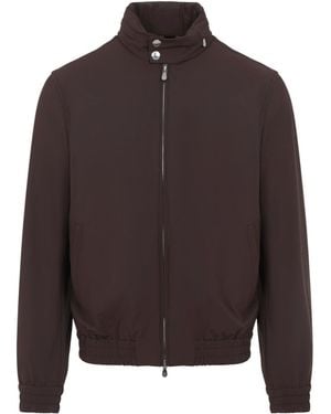 Brunello Cucinelli Nylon Windbreaker Jacket - Brown