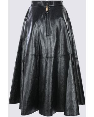 Elisabetta Franchi Skirts Blacks And Greys-Donna - Nero