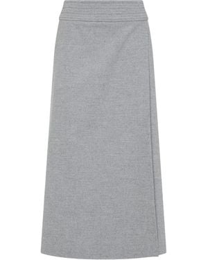 Peserico Midi Skirts Gray