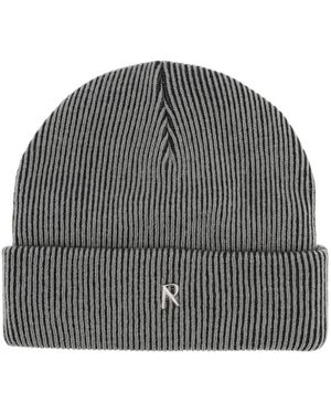 Represent Ribbed Beanie-Uomo - Grigio
