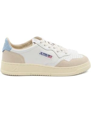 Autry Medalist Leather Sneakers - White