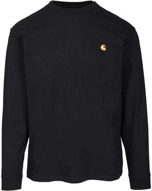 Carhartt Long-Sleeved Cotton T-Shirt - Blue